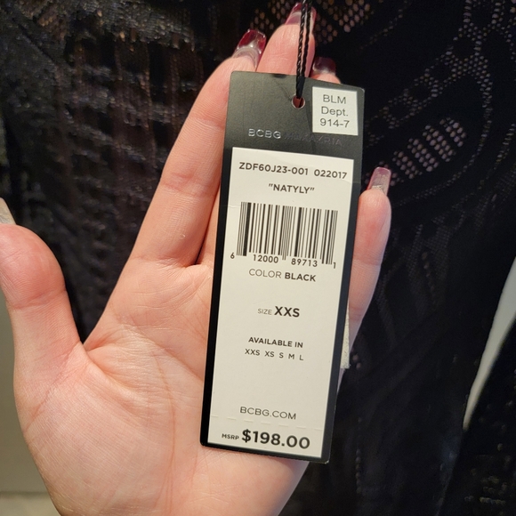 ❤️BCBG MAXAZRIA NATYLY BLACK DRESS - Picture 8 of 8